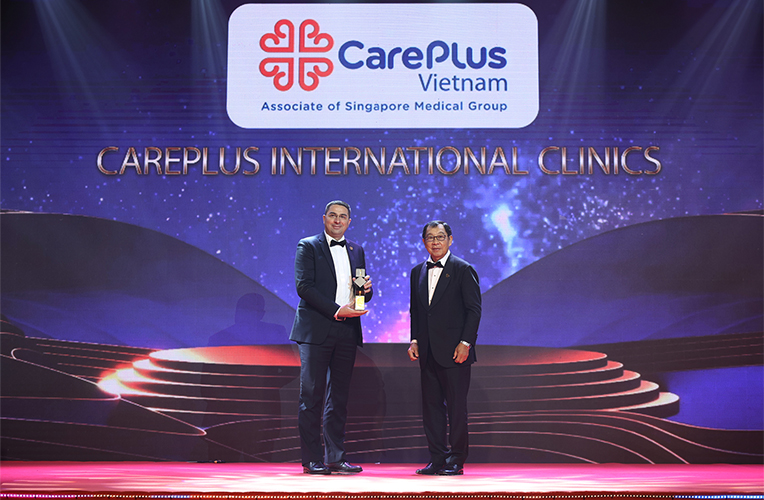 CAREPLUS INTERNATIONAL CLINICS CORPORATE EXCELLENCE AWARD Awarded by